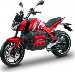 Bili Bike Motocykl elektryczny BIKE EXTREME (6000W, 120Ah, 100km/h) czerwony 1