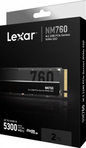 Dysk SSD Lexar NM760 2TB M.2 2280 PCI-E x4 Gen4 NVMe (LNM760X002T-RNNNG) 8