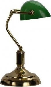 Lampka biurkowa Abigali zielona  (BANKER) 2