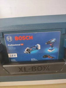 Zestaw elektronarzędzi Bosch BOSCH ZESTAW 18V GSB 18V-50 + GWS 180-LI 1