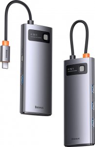HUB USB Baseus 1x USB-C  + 4x USB-A 3.0 (WKWG070013) 16