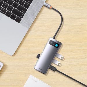 HUB USB Baseus 1x USB-C  + 4x USB-A 3.0 (WKWG070013) 20