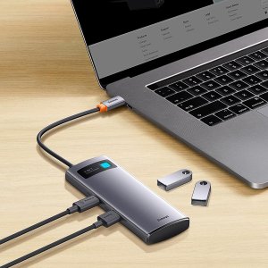 HUB USB Baseus 1x USB-C  + 4x USB-A 3.0 (WKWG070013) 21