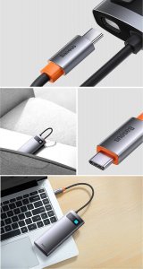 HUB USB Baseus 1x USB-C  + 4x USB-A 3.0 (WKWG070013) 5