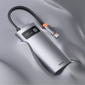 HUB USB Baseus 1x USB-C  + 4x USB-A 3.0 (WKWG070013) 7