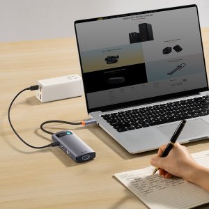 Stacja/replikator Baseus Metal Gleam USB-C (WKWG040013) 24