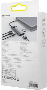 Stacja/replikator Baseus Metal Gleam USB-C (WKWG040013) 25