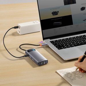 Stacja/replikator Baseus Metal Gleam USB-C (WKWG040113) 14