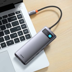Stacja/replikator Baseus Metal Gleam USB-C (WKWG040113) 19