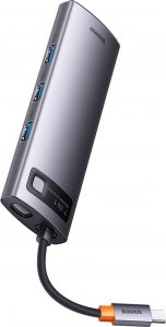 Stacja/replikator Baseus Metal Gleam USB-C (WKWG040113) 24