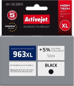 Tusz Activejet Tusz Activejet AH-963BRX (zamiennik HP 963XL 3JA30AE; Premium; 2100 stron; czarny) 1