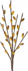 Eurofirany Sztuczny kwiat dekoracyjny FLORE VI żółty x6 1