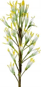 Eurofirany Sztuczny kwiat dekoracyjny FLORE II żółty x6 1