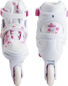 Rolki Roces Łyżworolki Roces Jokey 3.0 Girl biało-różowe 400846 01 26-29 3