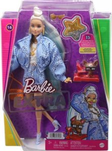 Lalka Barbie Mattel Barbie Extra Lalka Niebieski komplet/Blond włosy HHN08 2