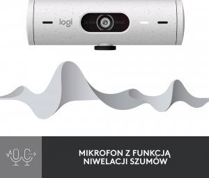 Kamera internetowa Logitech Brio 500 Off White (960-001428) 4
