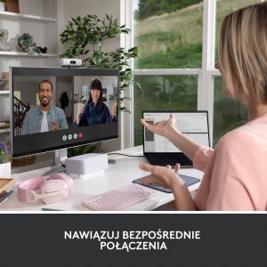 Kamera internetowa Logitech Brio 500 Off White (960-001428) 9