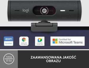 Kamera internetowa Logitech Brio 500 Graphite (960-001422) 2