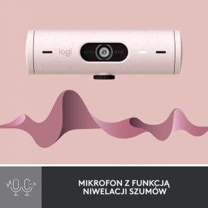 Kamera internetowa Logitech Brio 500 Rose (960-001421) 4