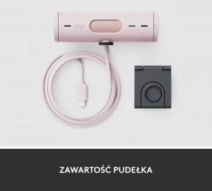 Kamera internetowa Logitech Brio 500 Rose (960-001421) 10