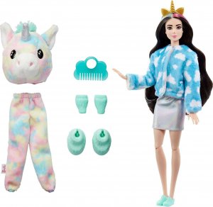 Lalka Barbie Mattel Barbie Cutie Reveal Lalka Jednorożec Seria 2 Kraina Fantazji HJL58 4