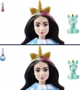 Lalka Barbie Mattel Barbie Cutie Reveal Lalka Jednorożec Seria 2 Kraina Fantazji HJL58 5