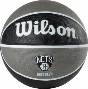 Wilson NBA Team Brooklyn Nets Piłka Czarno-szara r. 7 (WTB1300XBBRO0 1