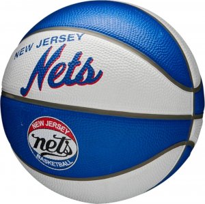 Wilson Wilson NBA Team Retro Brooklyn Nets Mini Ball WTB3200XBBRO Niebieskie 3 3