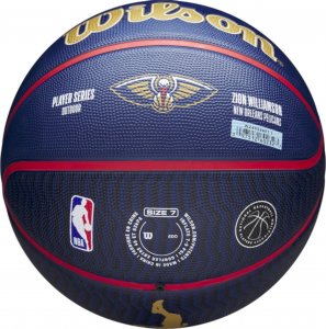 Wilson Wilson NBA Player Icon Zion Williamson Outdoor Ball WZ4008601XB7 Granatowe 7 2