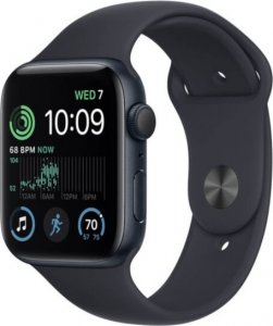 Smartwatch Apple Watch SE 2022 44mm GPS Midnight Alu Sport Czarny (MNK03) 1