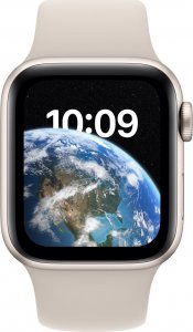 Smartwatch Apple Watch SE 2022 GPS + Cellular 44mm Starlight Alu Sport Beżowy  (MNPT3WB/A) 2