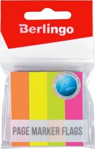 Berlingo Zakładki indeksujące neon 12x50 4x100 kartek 1