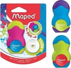 Maped Temperówka z gumką Loopy kolorowa MAPED 1
