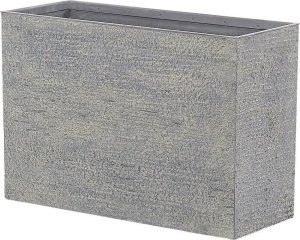 Beliani Doniczka 29 x 70 x 50 cm szara EDESSA! 8