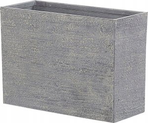 Beliani Doniczka 34 x 80 x 56 cm szara EDESSA! 4