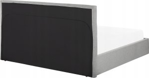 Beliani Łóżko z pojemnikiem tapicerowane 180 x 200 cm szare LORIENT! 7