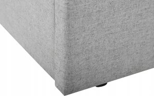 Beliani Łóżko z pojemnikiem tapicerowane 180 x 200 cm szare LORIENT! 10