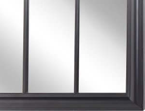 Beliani Metalowe lustro ścienne okno 69 x 89 cm czarne EMBRY! 4