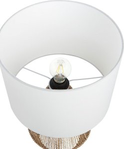 Lampa stołowa Beliani Lampa stołowa pleciona naturalna MALEWA! 7