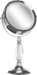 Lusterko kosmetyczne Beliani Lusterko kosmetyczne LED ø 18 cm srebrne MAURY! 5