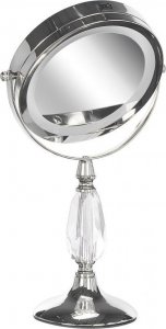 Lusterko kosmetyczne Beliani Lusterko kosmetyczne LED ø 18 cm srebrne MAURY! 7