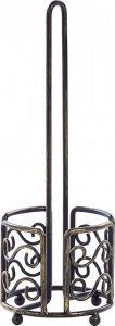 Beliani Stojak na papier zapasowy Mandi Czarny (325120 Bel) 3