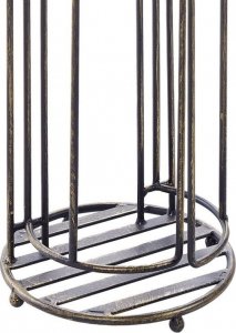 Beliani Metalowy stojak na papier toaletowy czarny TEMUCO! 5