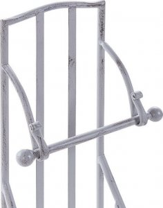 Beliani Metalowy stojak na papier toaletowy szary BRISA! 4