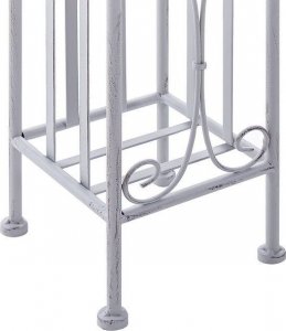 Beliani Metalowy stojak na papier toaletowy szary BRISA! 5