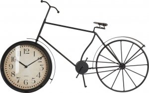 Beliani Lumarko Zegar stojący w kształcie roweru czarny LILLO! 1