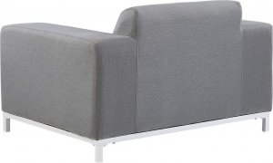 Beliani Zestaw 2 foteli ogrodowych szary z białym ROVIGO! 6