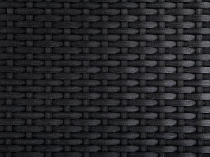 Beliani Zestaw 4 krzeseł ogrodowych z technorattanu czarny GROSSETO! 6