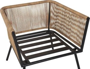 Beliani Zestaw mebli balkonowych z technorattanu naturalny GARGANO! 15