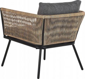 Beliani Zestaw mebli balkonowych z technorattanu naturalny GARGANO! 6